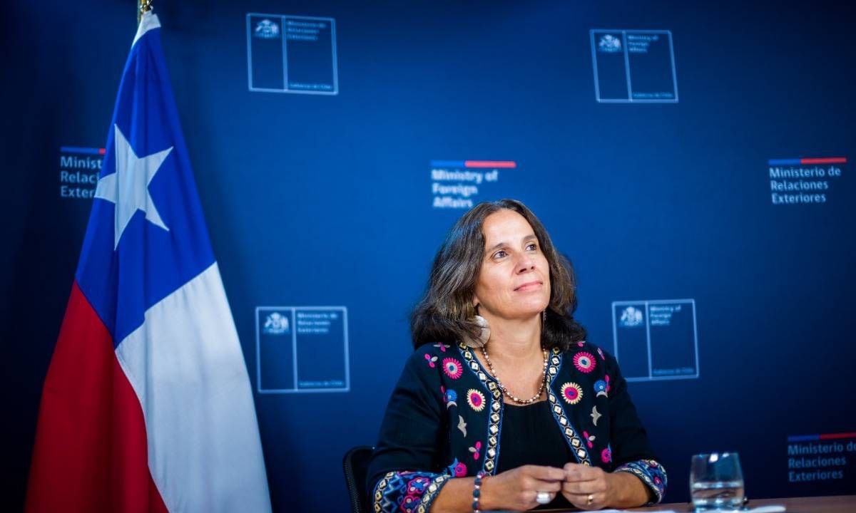 Antonia Urrejola, ministra de relaciones exteriores de Chile
