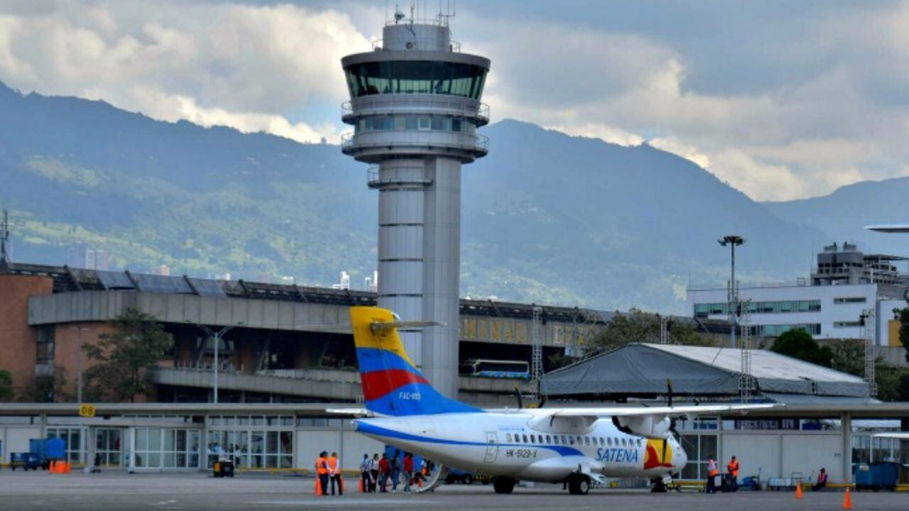 Aeropuerto Olaya Herrera de Medellín.