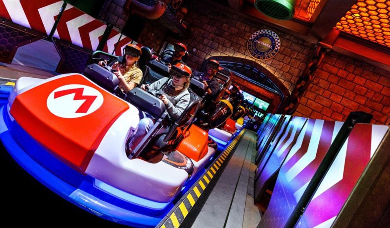 Así luce la atracción de Mario Kart en el Super Nintendo World de Universal Studios Hollywood