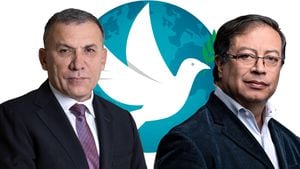 Roy Barreras y Gustavo Petro.