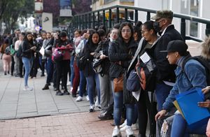 Sena Jornada Nacional de Empleo y Emprendimiento para las Mujeres
Desempleo 
Mujer
Incertidumbre
Bogota Marzo 8 del 2023
Foto Guillermo Torres Reina / Semana