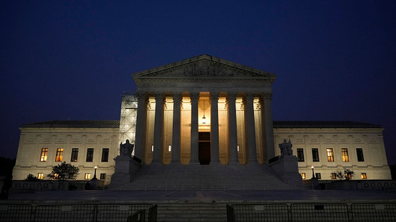 La Corte Suprema de Estados Unidos puso fin este jueves a los programas de discriminación positiva en las universidades, en un histórico fallo un año después del revés al derecho al aborto.  (Photo by Drew Angerer/Getty Images)