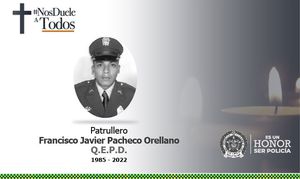Francisco Javier Pacheco Orellano, oriundo de Barranquilla, tenía dos hijos.
