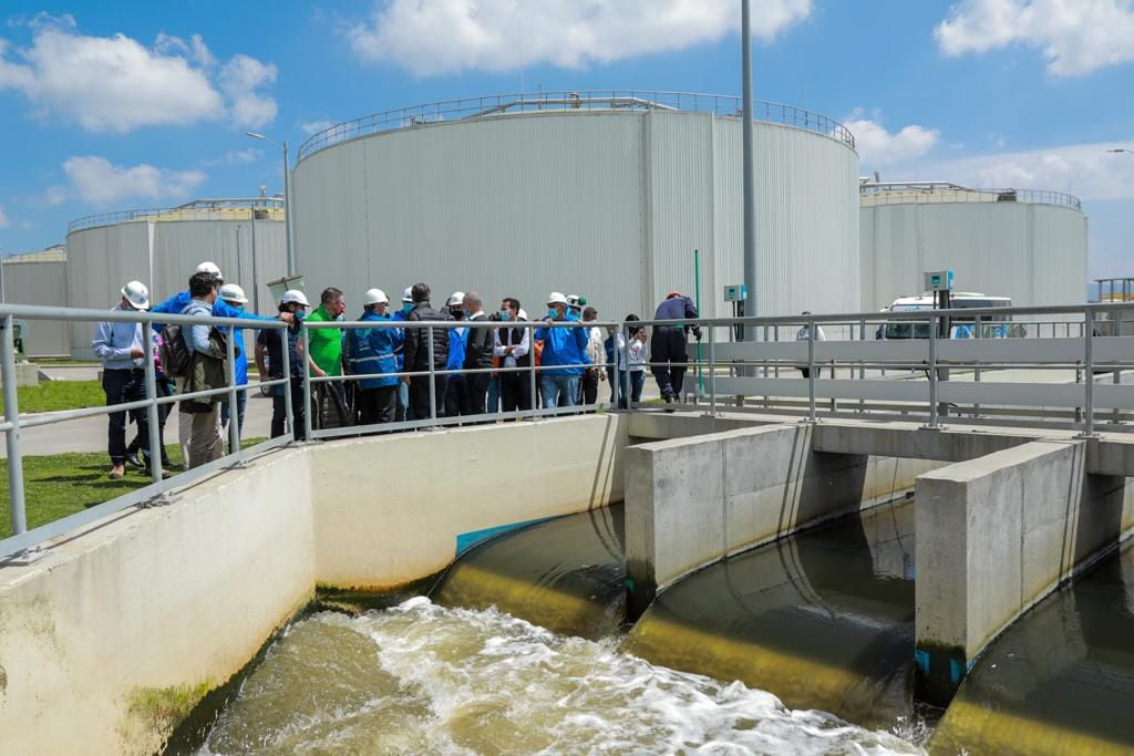 La expansión de esta planta inició en 2016, limpiará el 30% de las aguas residuales de la capital del país.