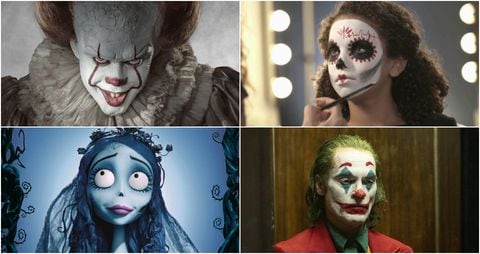 Algunos de los maquillajes más buscados de este año en Google: Pennywise, catrina, el cadáver de la novia y Guasón/