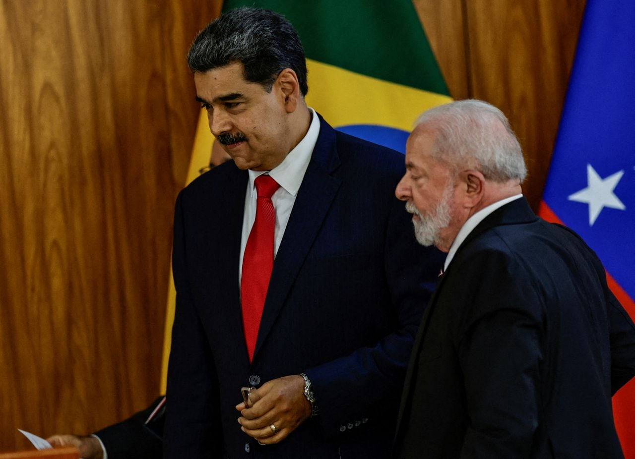 Este lunes se reunieron los presidentes de Venezuela y Brasil. Foto: Reuters.