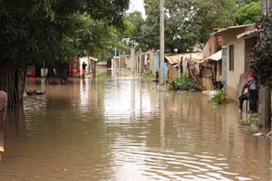 Inundaciones en Riohacha.