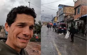 Juan Felipe Díaz hizo un recorrido por el centro de Bogotá
