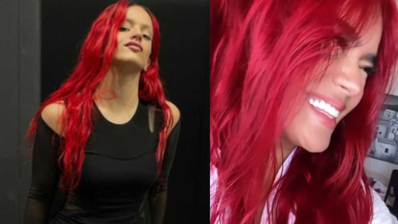 Rosalía y Karol G pusieron de moda el cabello rojo; ambas tuvieron un trascendental cambio de look.