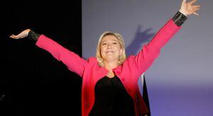 El Frente Nacional de Marine Le Pen contará con 24 diputados en el Parlamento Europeo. En 2009 su partido solo había obtenido tres escaños.