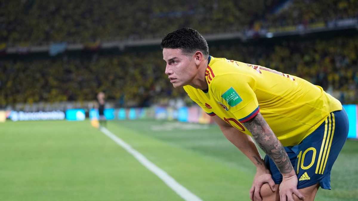 James Rodríguez no pudo romper el cerrojo de Paraguay en su vuelta con Colombia.