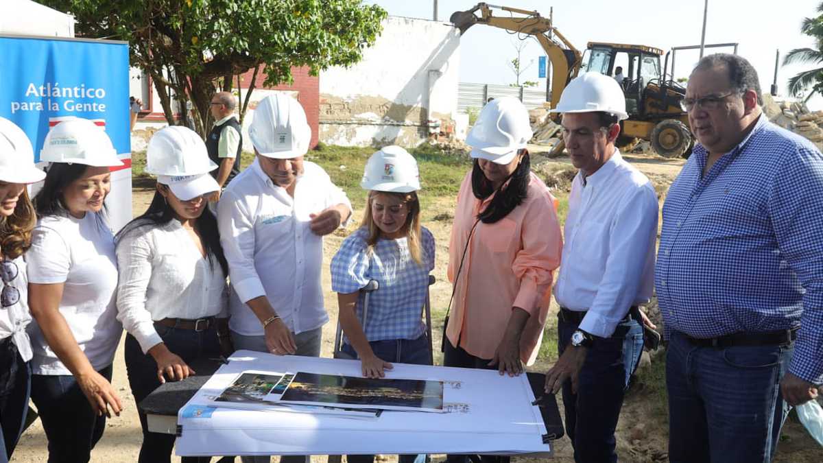 La gobernadora del departamento del Atlántico, Elsa Noguera, anunció el inicio de las obras.