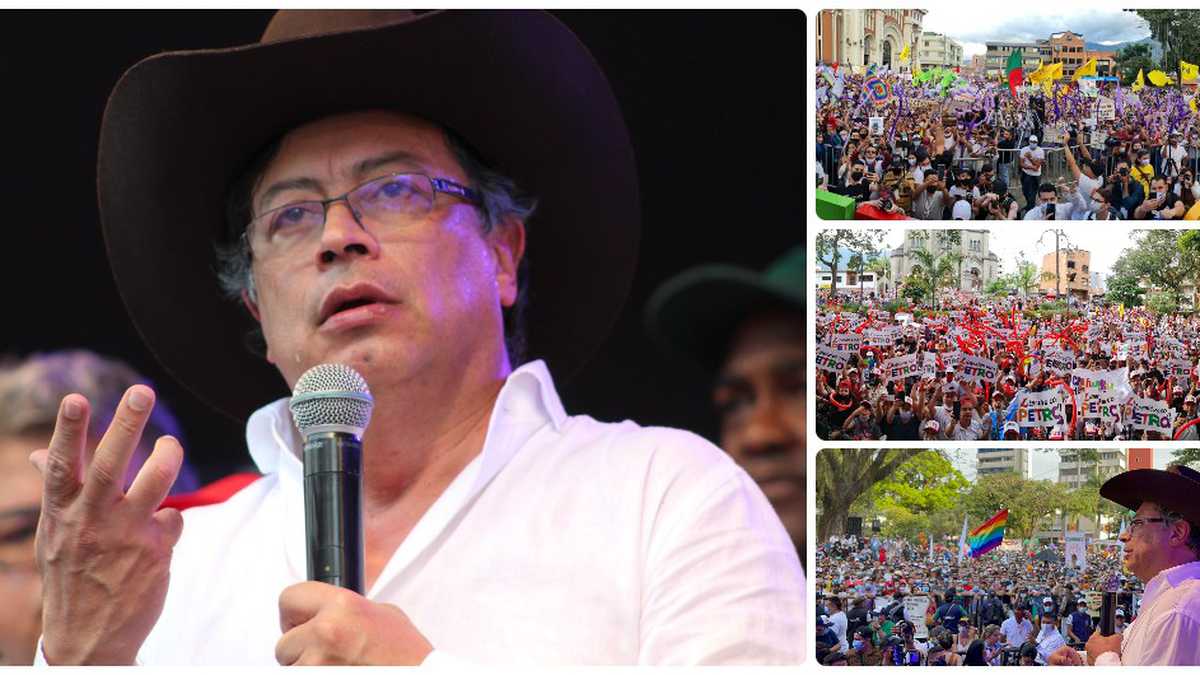 Gustavo Petro, el único candidato que llena las plazas públicas en el país