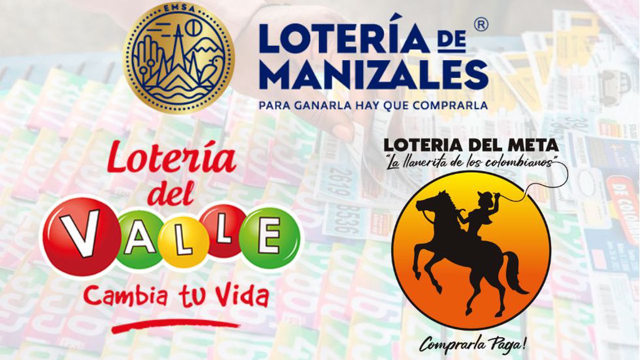 Estos son los resultados de las Loterías del Manizales, Valle y Meta.
