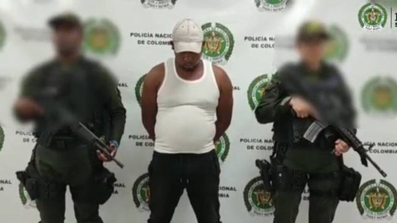 'Garrincha' fue capturado en el barrio Nuevo Horizonte de Buenaventura.