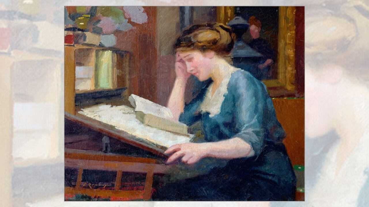 La lectura. Jules Ernest Renoux  / Wikimedia Commons