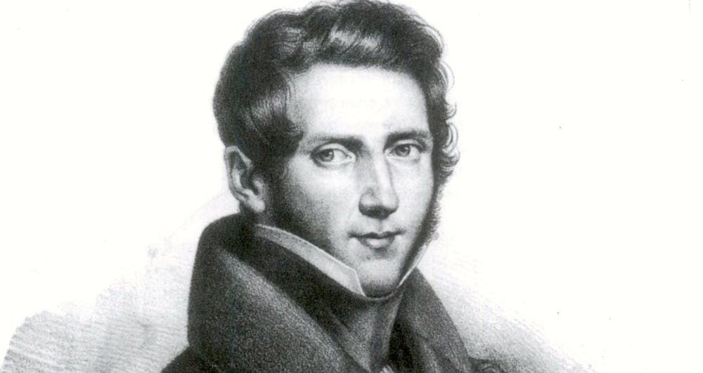 Retrato de Gaetano Donizetti de autor desconocido.