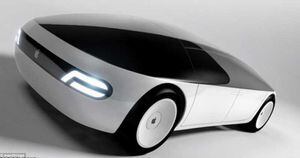 Un diseñador retrata como sería el carro eléctrico conservando los rasgos minimalistas de Apple. 
