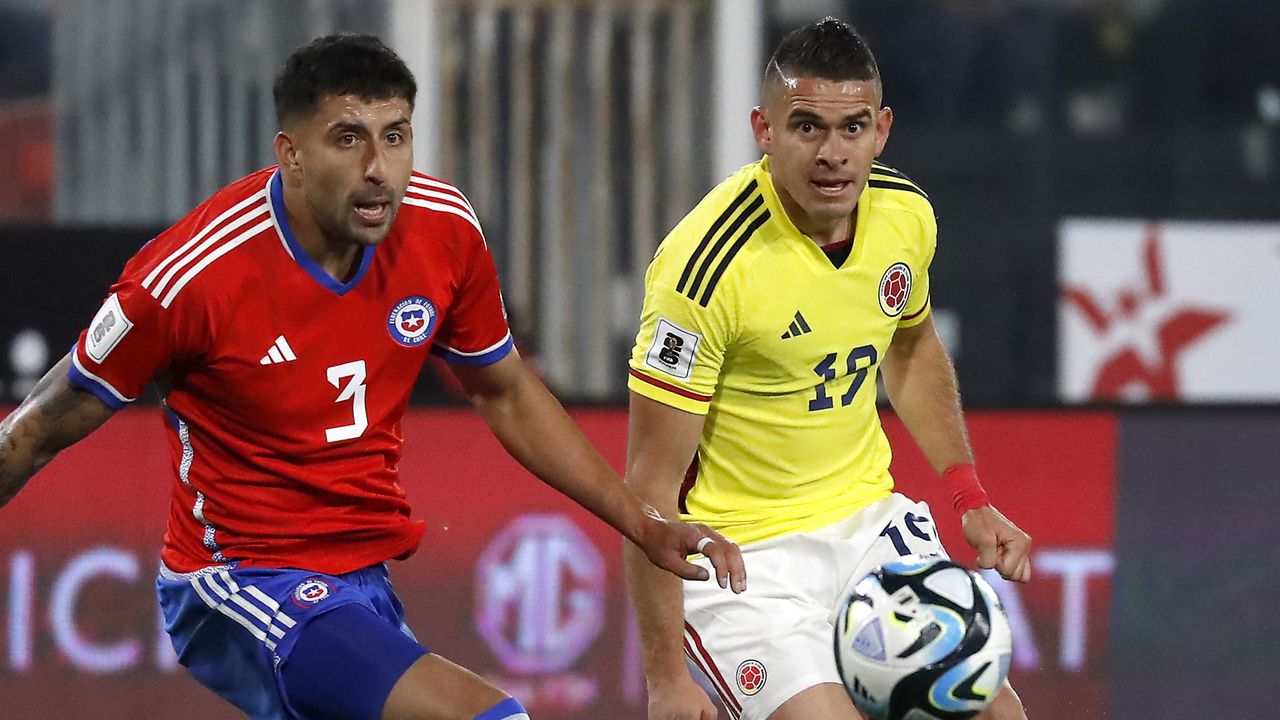 Chile vs Colombia en la segunda jornada de las Eliminatorias Sudamericanas 2023