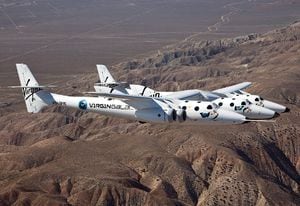 Los vuelos comerciales al espacio ya no son ficción, la compañía Virgin hace actualmente pruebas de su avión SpaceShipTwo en el desierto de Mojave.