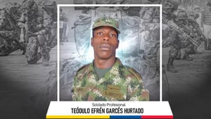 Soldado asesinado en Palmira, Valle del Cauca.