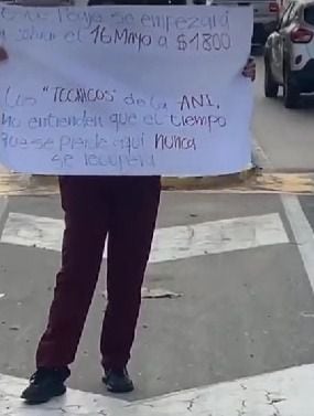 Las pancartas piden a la ANI solución por el cobro del peaje que podría darse en los próximos días