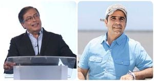 Gustavo Petro y Alex Char, candidatos presidenciales 2022.