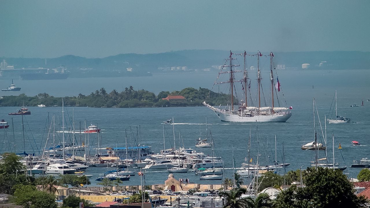 Llegada de veleros a Cartagena