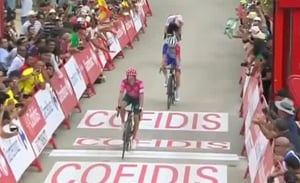 El colombiano se hizo con su primera victoria en la Vuelta a España.