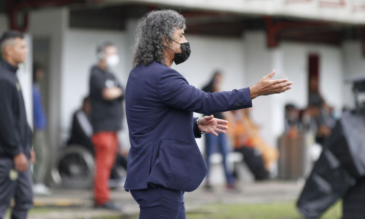 Leonel Álvarez, técnico Águilas Doradas de Rionegro. Foto: Dimayor.