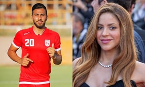 Amir Nasr-Azadani y Shakira.