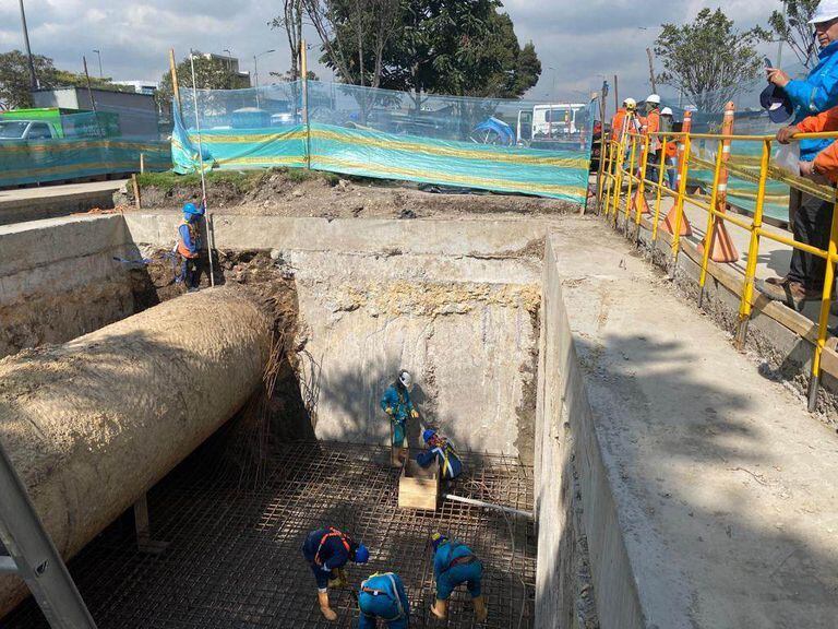 El Acueducto adelantará el empate de redes e instalación de válvulas en las obras de modernización de la línea Tibitoc – Casablanca