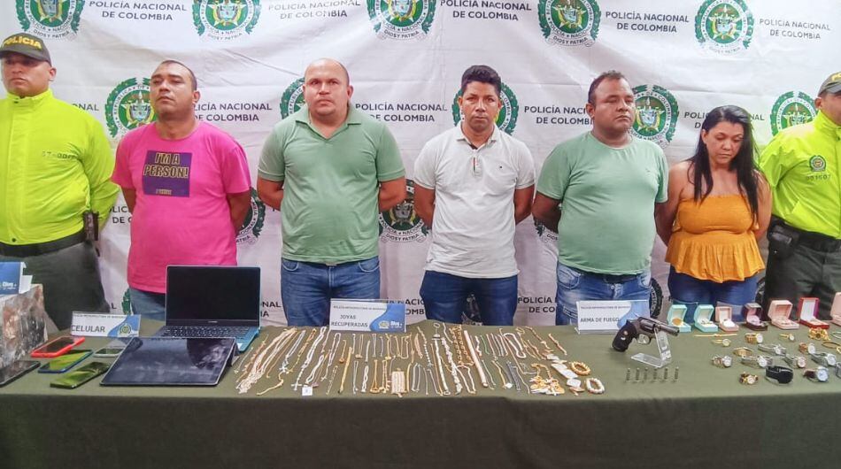 Banda que se dedicaría a robos en la zona norte de Barranquilla.