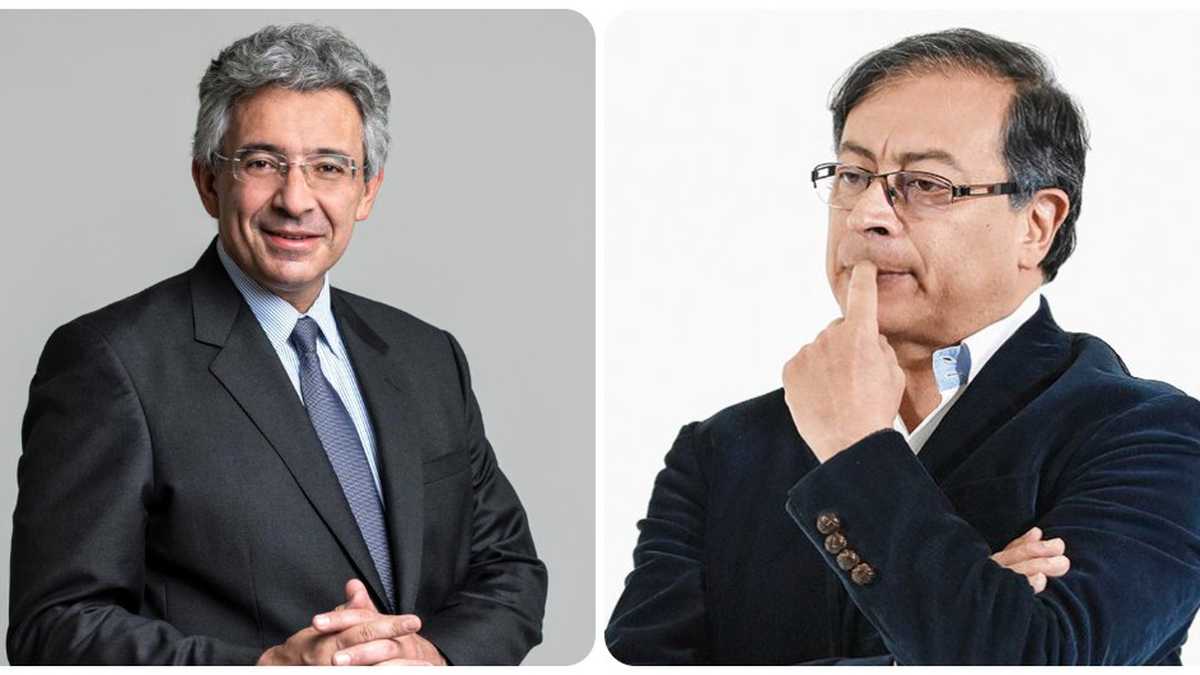 Enrique Gómez Martínez y Gustavo Petro