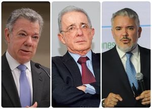 Los expresidente chocaron por las declaraciones de Juan Manuel Santos, por la inmunidad diplomática de Álvaro Uribe en Estados Unidos.