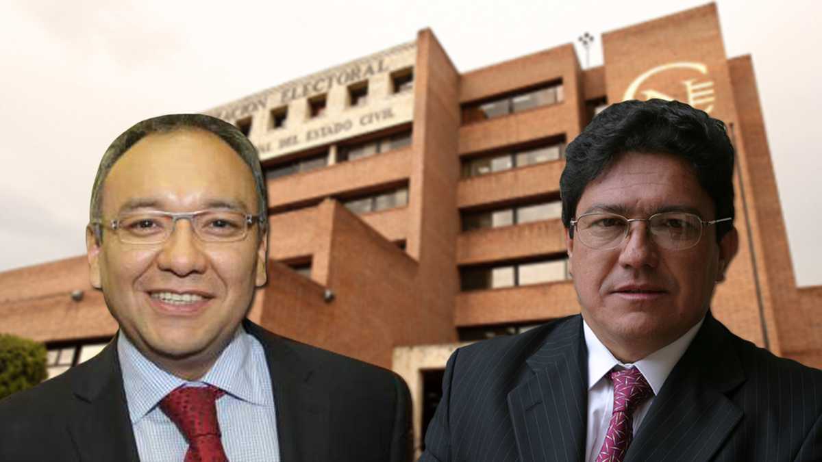 Estos son los magistrados liberales Emiliano Rivera y Héctor Elí Rojas.