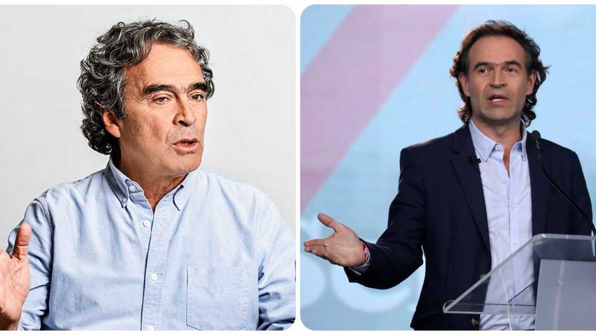 Sergio Fajardo y Federico Gutiérrez, candidatos presidenciales 2022.