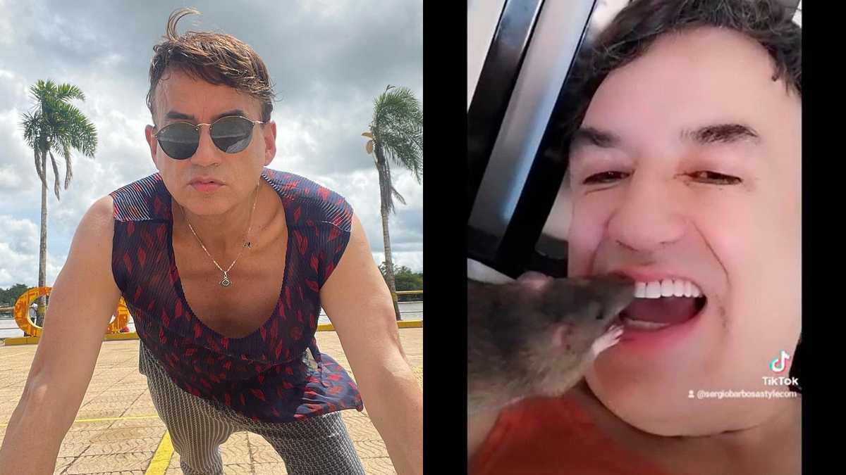 Una rata que le "limpia" los dientes: el video del presentador Sergio Barbosa que no ha sido bien visto