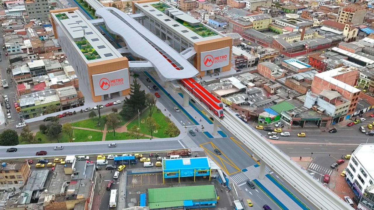 Siguen los cierres viales en las calles de Bogotá por cuenta de la construcción de la primera línea del Metro