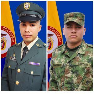 Liberaron a los dos militares secuestrados por disidencias de las Farc en Briceño, Antioquia.