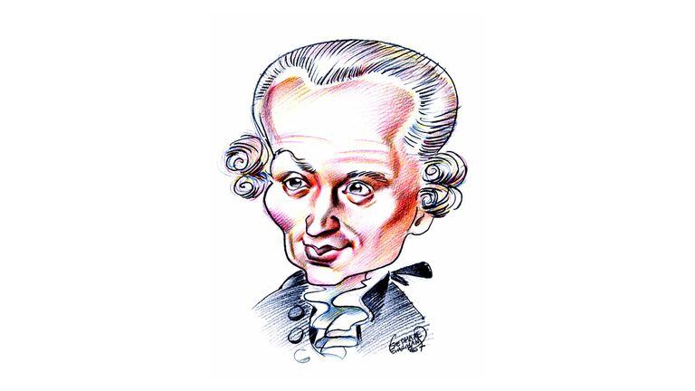 Caricatura de Immanuel Kant. Stéphane Lemarchand Caricaturiste / Wikimedia Commons, CC BY-SA
