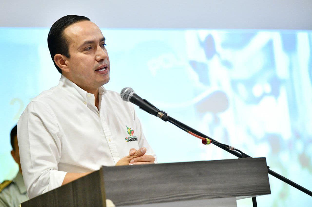 Mauricio Aguilar, gobernador del departamento de Santander.