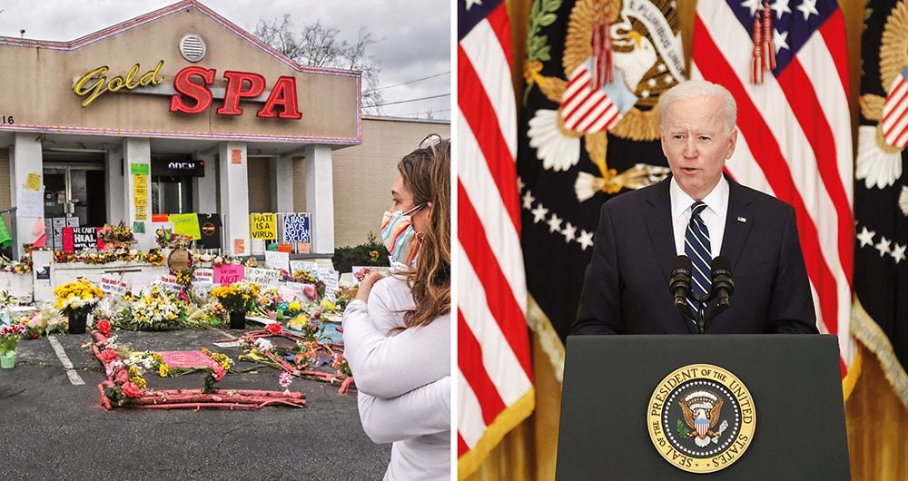 En el ataque terrorista en Atlanta de hace unas semanas, murieron ocho personas. Joe Biden aseguró que acabará con el terrorismo interno.