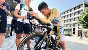El colombiano cerró en el segundo lugar del Tour de Suiza