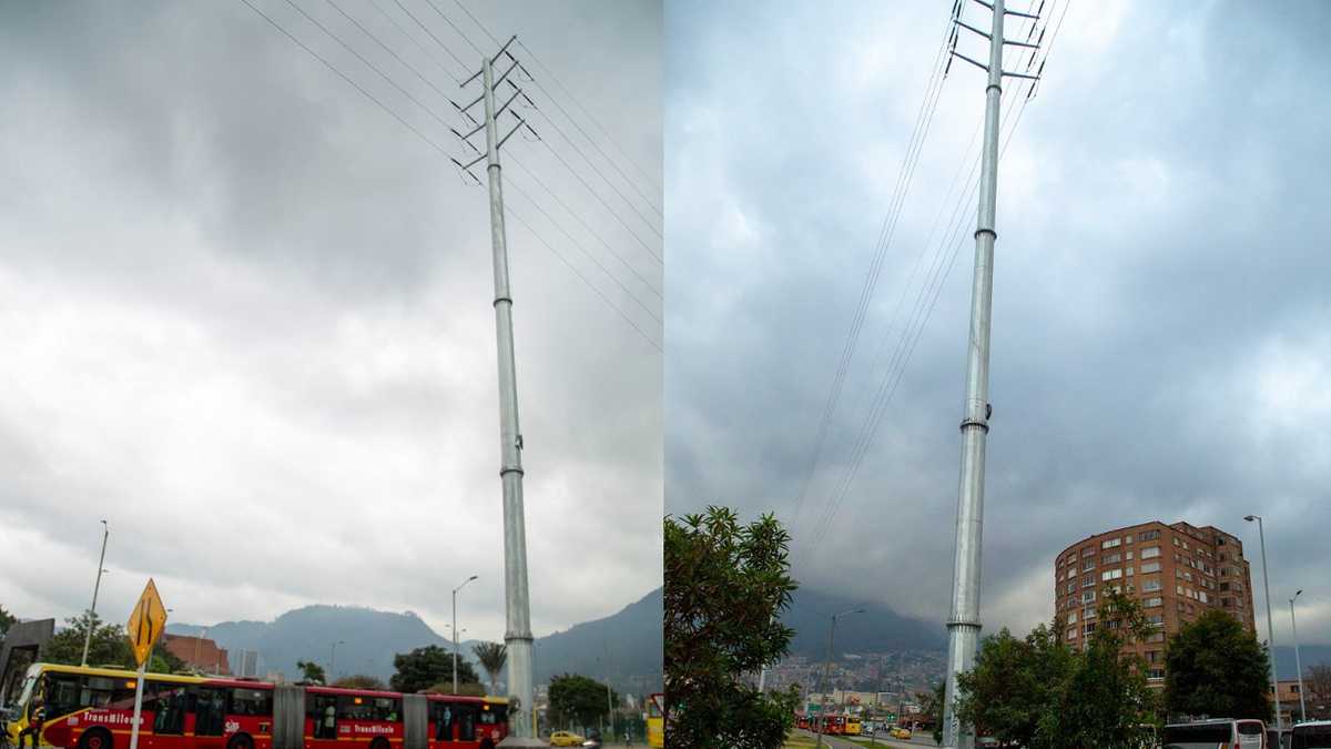 La Empresa Metro de Bogotá ha comprometido más de 60.000 millones de pesos para el traslado de estas redes de alta tensión. Foto: Enel