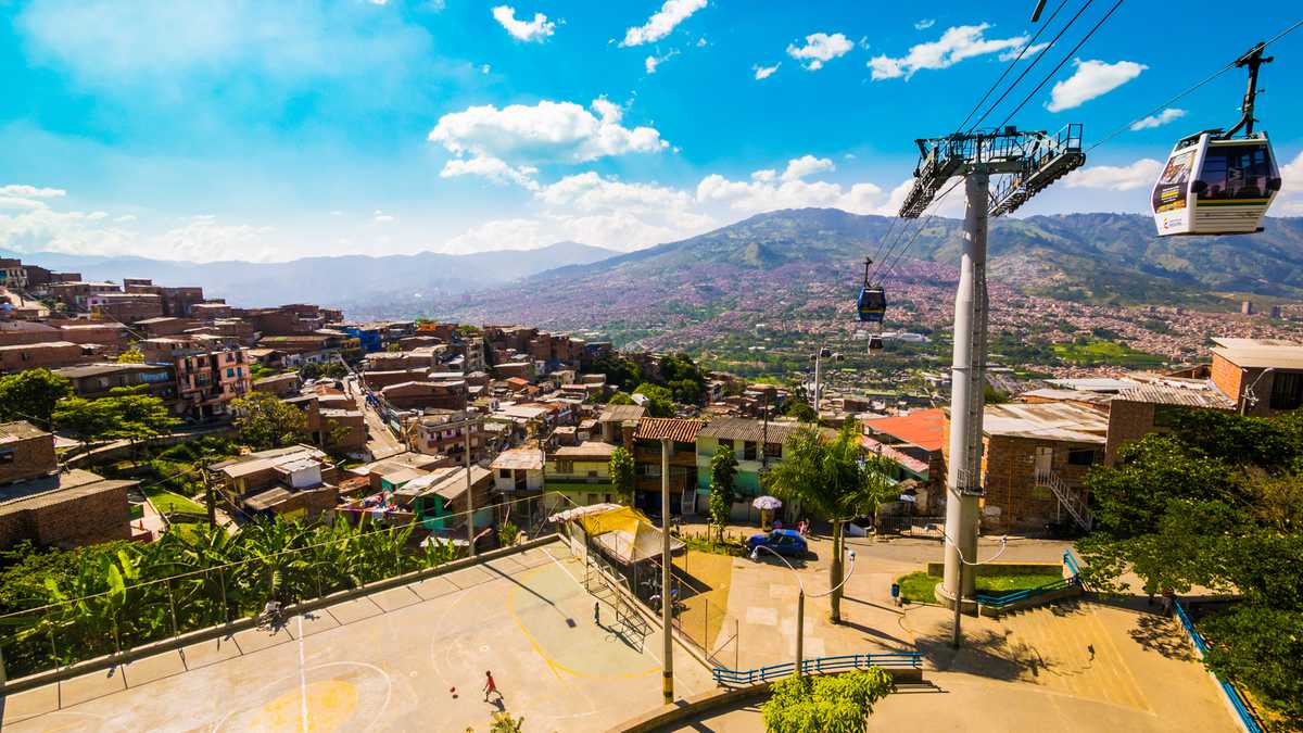 El metrocable de Medellín es el mejor ejemplo colombiano de infraestructura sostenible.