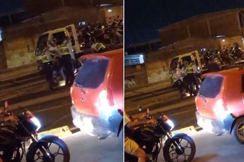 Autoridades investigan agresión de agentes de tránsito contra motociclista