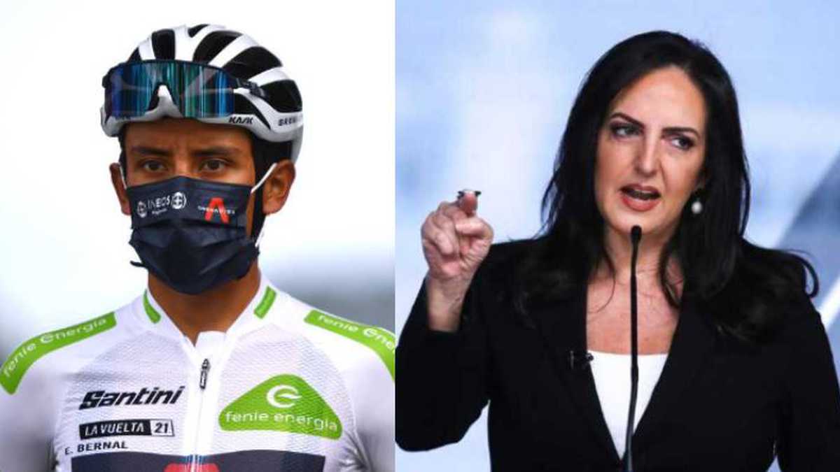 Al ciclista Egan Bernal le gustó trino que compartió María Fernanda Cabal