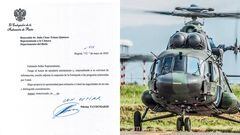 Embajada de Rusia en Colombia responde sobre mantenimiento de helicópteros MI-17.