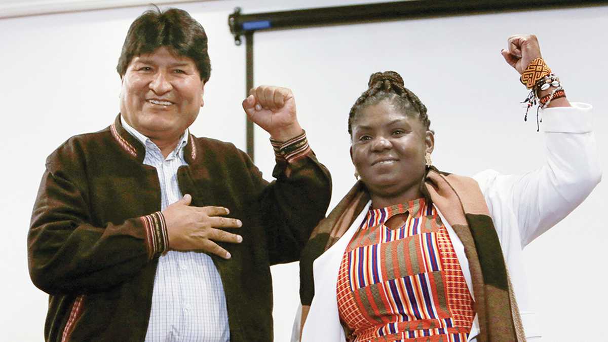 Evo Morales, expresidente de Bolivia, también pidió cita con la vicepresidenta Márquez. 